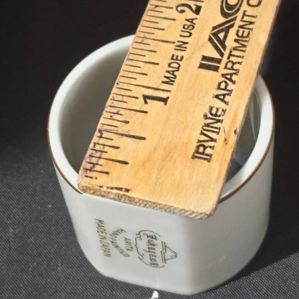 Fukagawa Arita Porcelain Pattern 901 Napkin Rings Set‎ of 10 Hand Painted